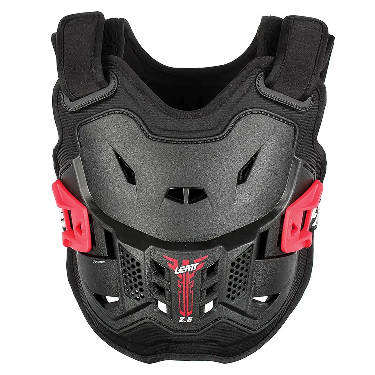 Leatt 2024 Chest Protector Youth 2.5 Mini Black Red